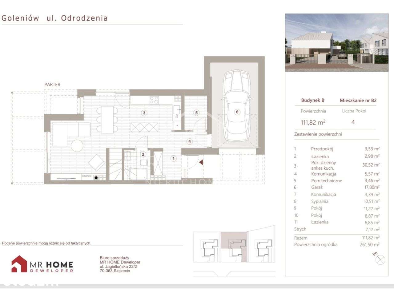 Goleniów - Nowoczesne Domy - ul. Odrodzenia-11