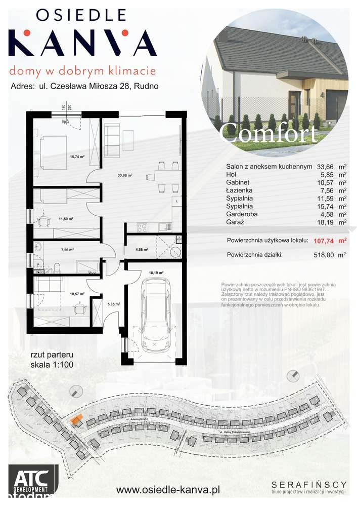 Osiedle Kanva | dom 4-pok. | CM_28 - Pełny obrazek: 2/7