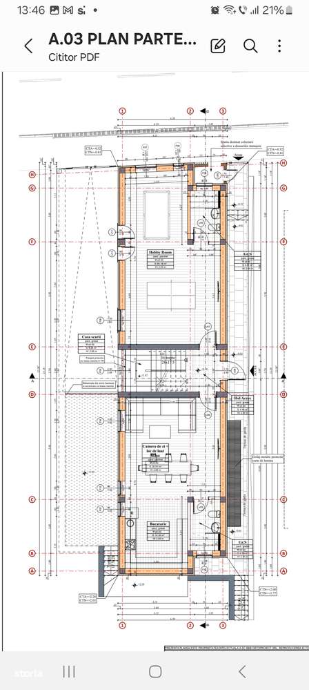 Teren 455 mp,cu proiect de casa pe 4 nivele,S+P+E+M,str PREDEAL - Imagine principală: 4/8