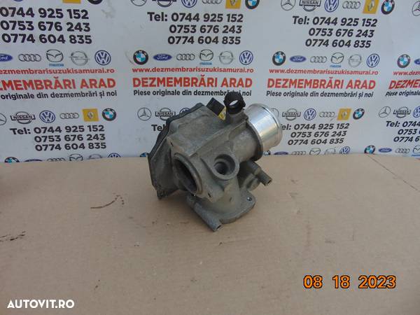 EGR cu clapeta Fiat 1.3 tipo doblo 500 500x alfa romeo mito opel 1.3 corsa e qubo corsa f  supapa egr clapeta - 1