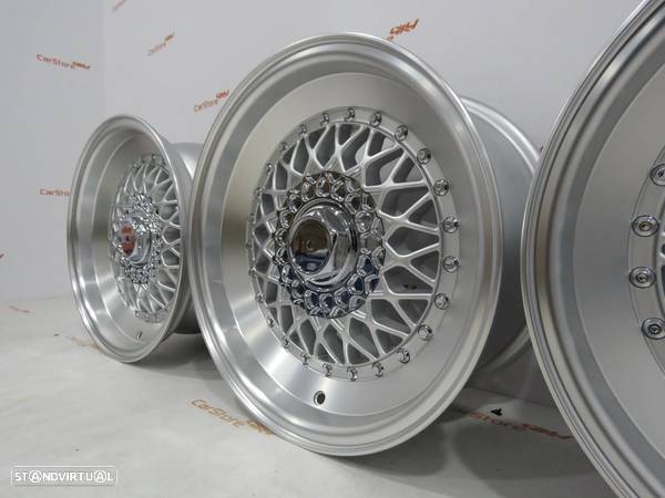 Jantes Look BBS RS Step Lip 15 x 7.5 et 18 4x100 + 4x108 Silver - 7