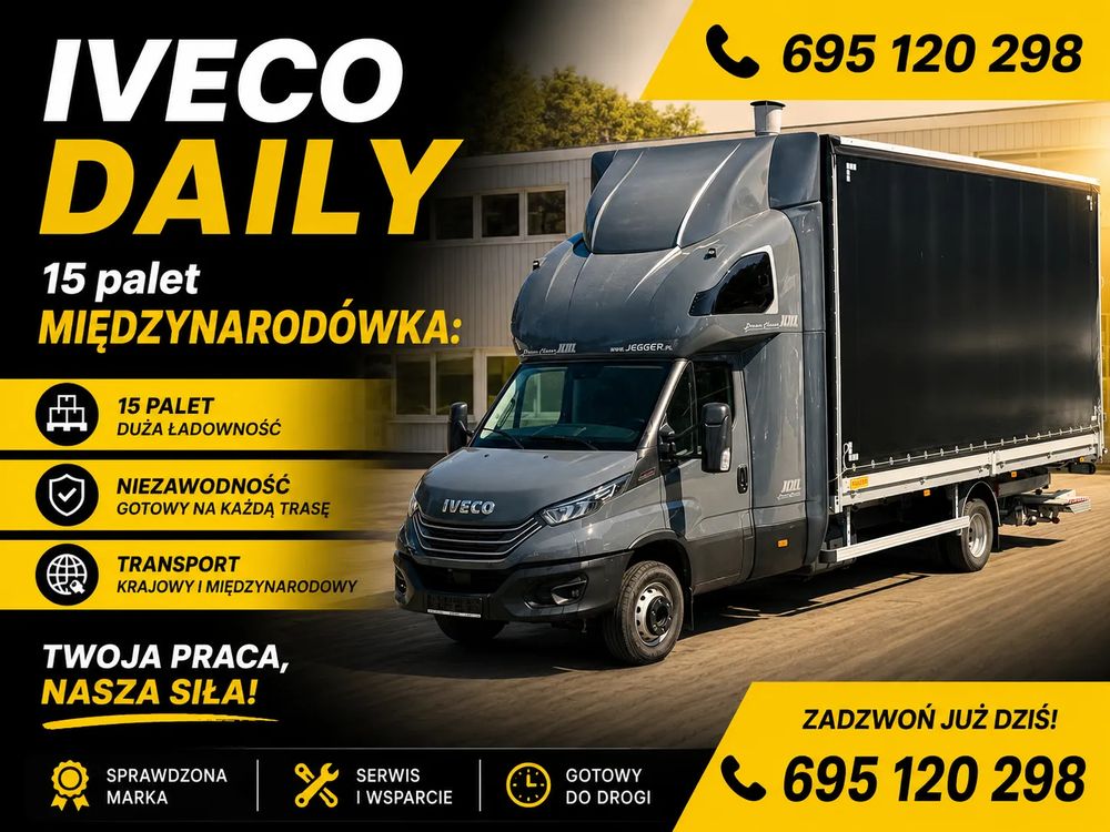 Iveco Daily IVECO DAILY automat 70C18Automat AIR PRO 15 palet + winda Slider