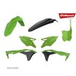 kit plasticos polisport verde / preto kawasaki kx 250f - 1