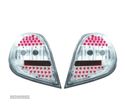 FAROLINS TRASEIROS LED PARA RENAULT CLIO III 05-09 CROMADO - 1