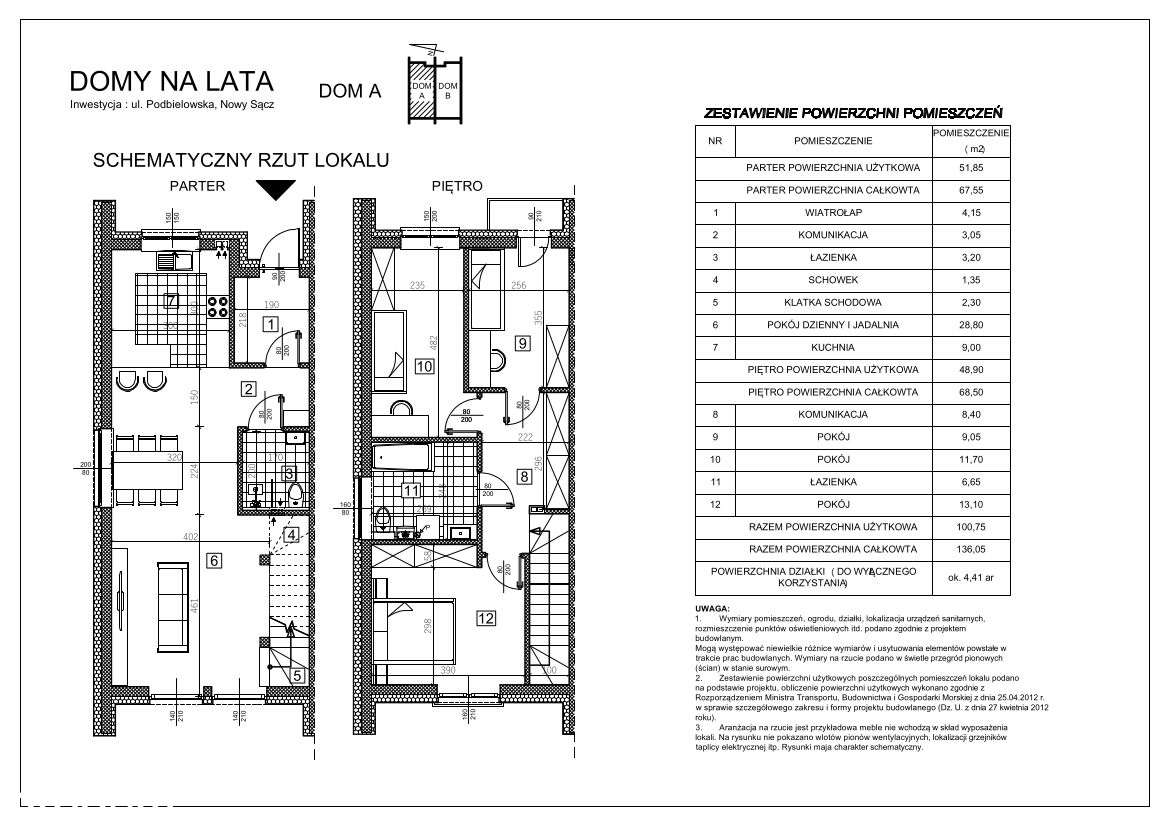 Dom w stanie deweloperskim 100,75m2 ul. Podbielowska Nowy Sącz - Pełny obrazek: 5/5