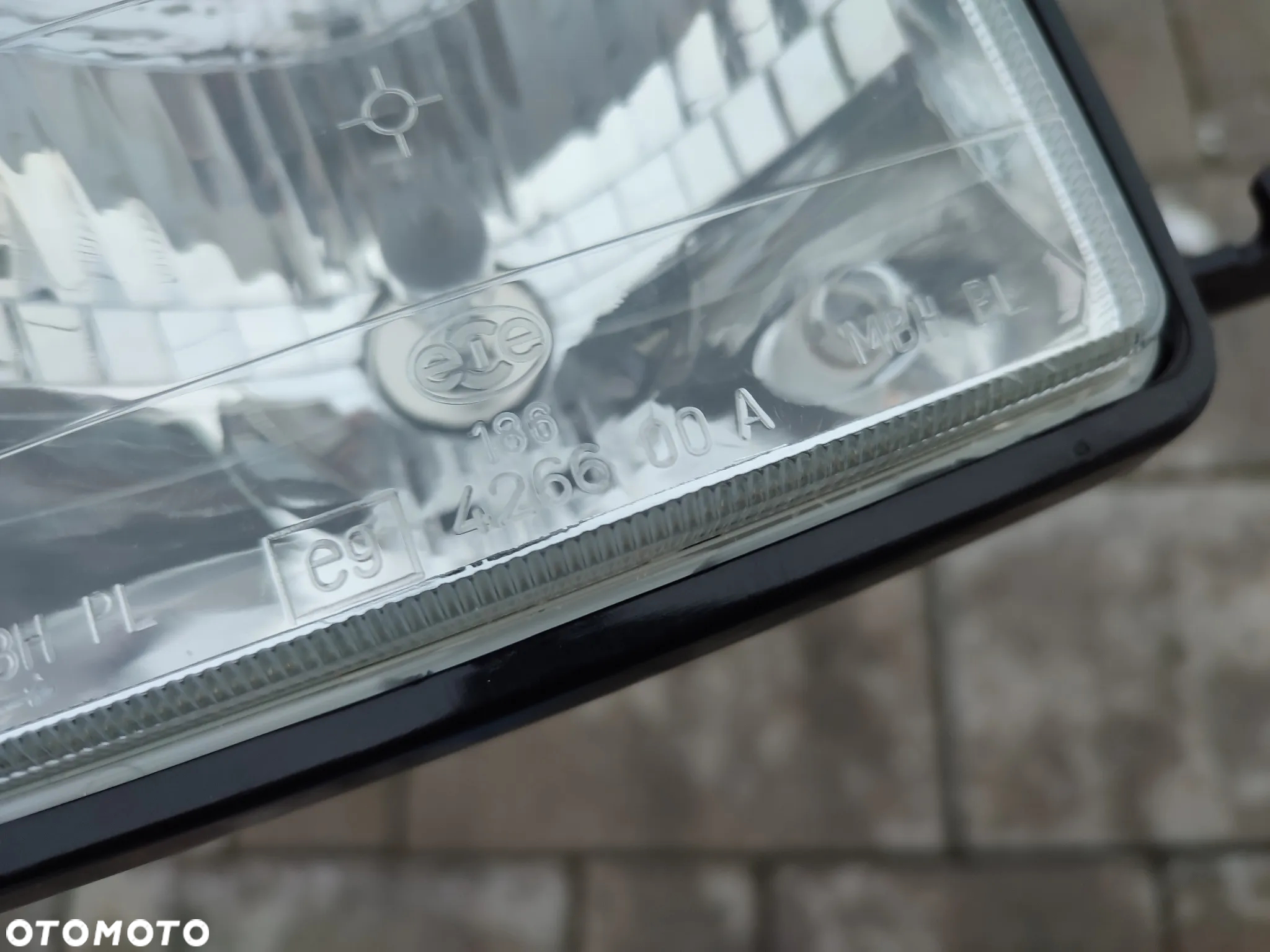 Lampa przód, reflektor, halogen motocyklowy, stelaż halogenu - 5