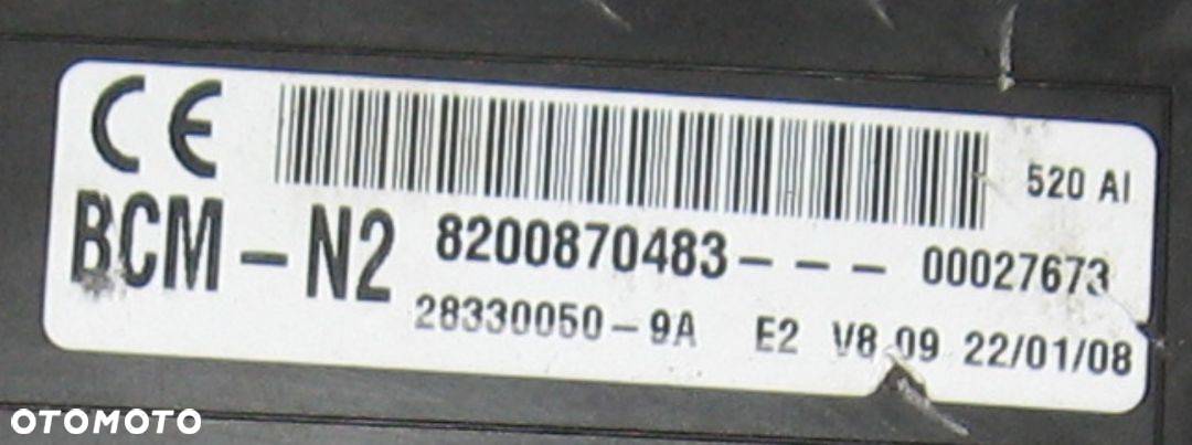 moduł komfortu RENAULT KANGOO II 8200870483 - 3