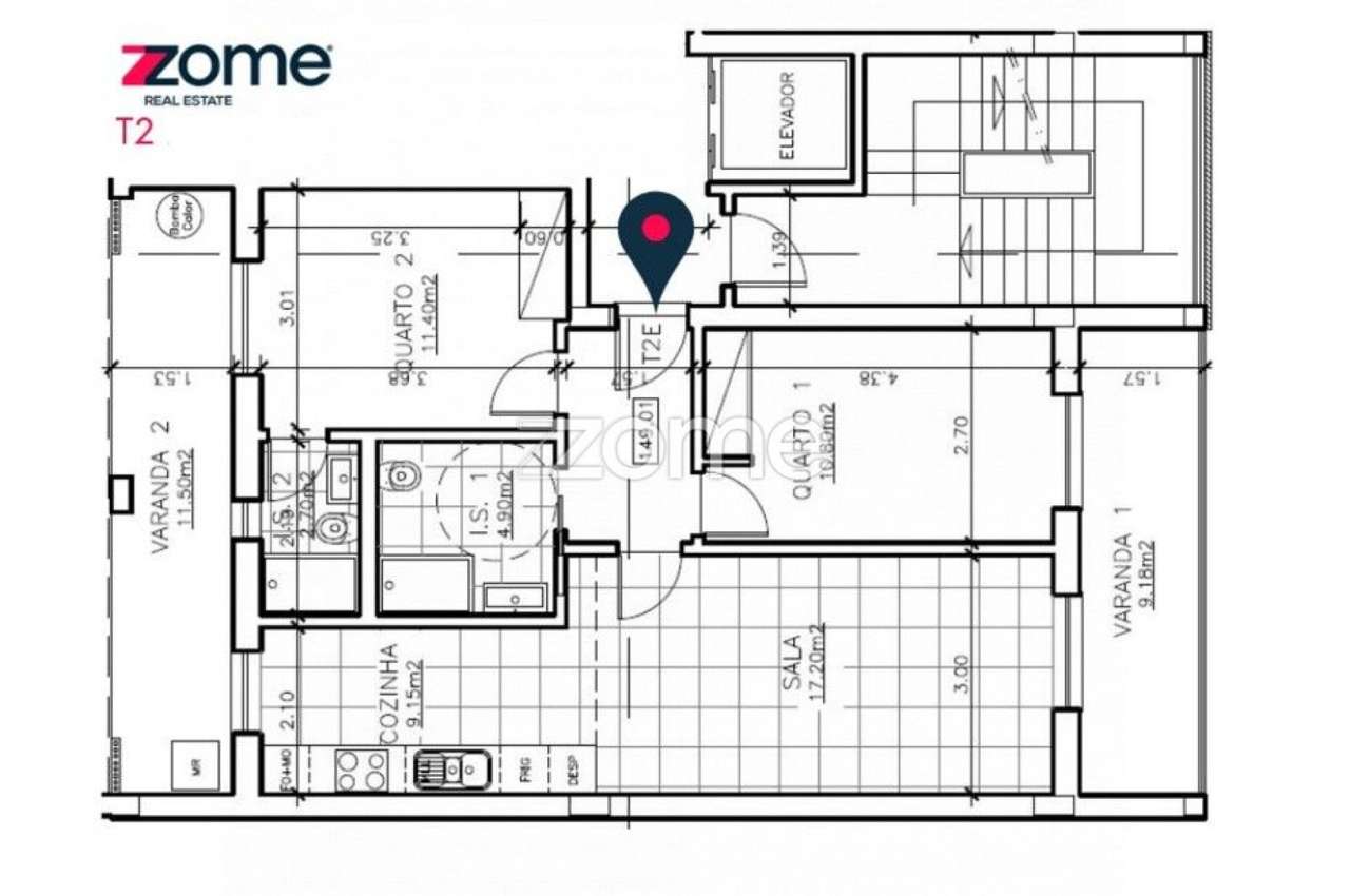 Apartamento T2 | Quinta da Maia | Construção | Garagem-12