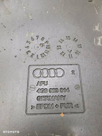 WYGŁUSZENIE NADKOLA PRAWY TYŁ AUDI A6 C7 4G9863814 - 4