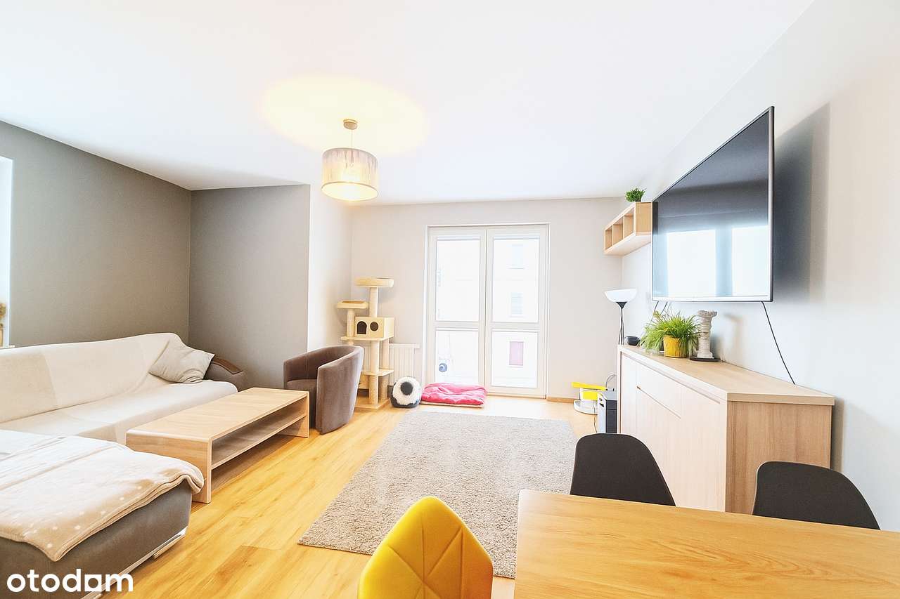 2 pokojowe, 54m2, 2 balkony, garderoba, winda, blok 2017!-6