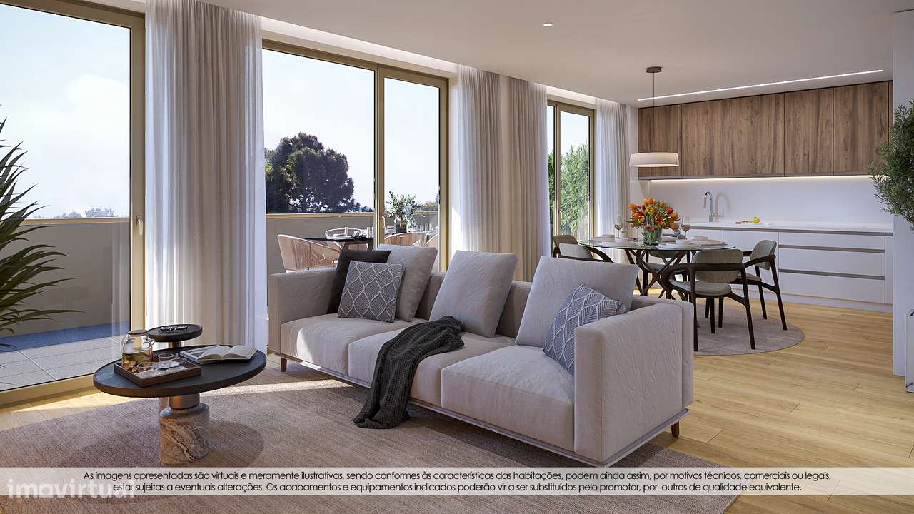 Apartamento T2 Arcozelo ao Intermaché com terraço Nascente Sul-29