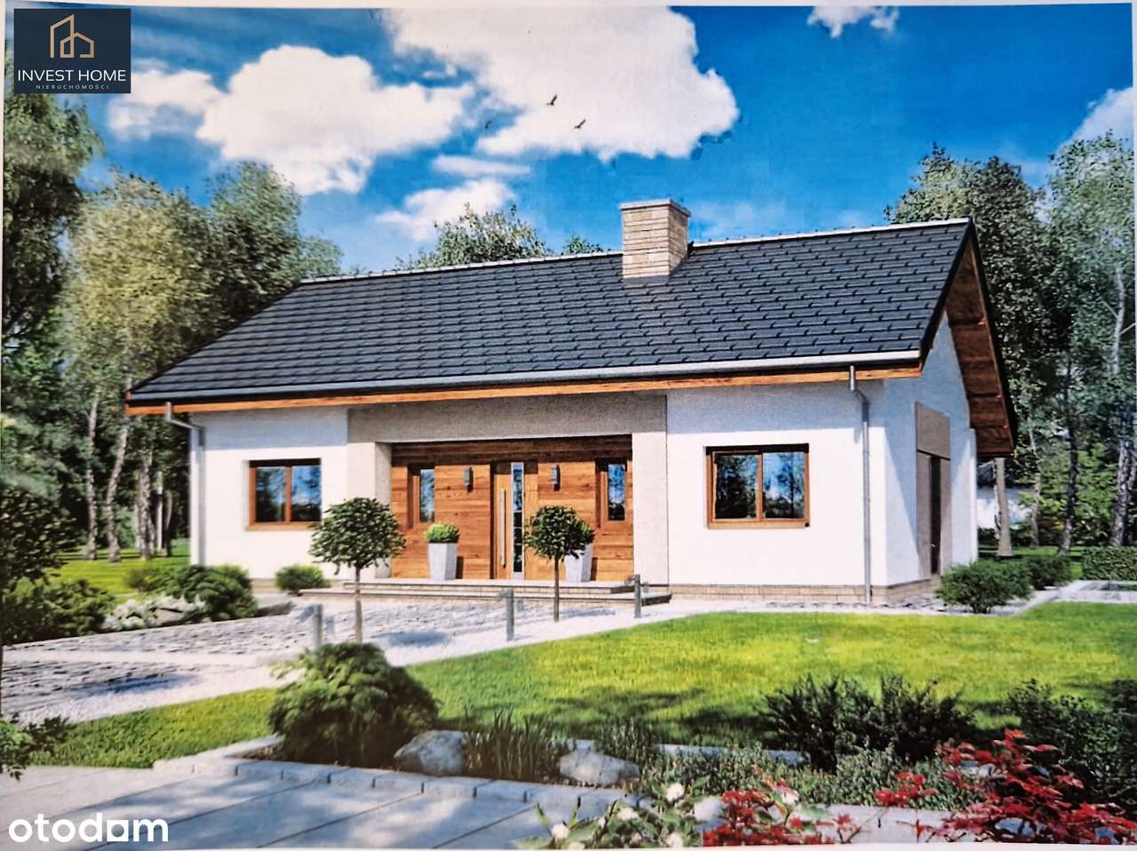 Dom na sprzedaż 89,99 m2–działka 10 ar-BICZ, gm. Stare Miasto-1
