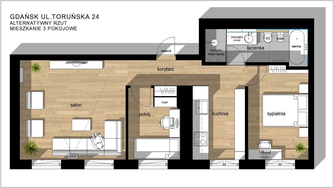 Greendoor Apartment w zabytkowej kamienicy Gdańsk Śródmieście - Więcej