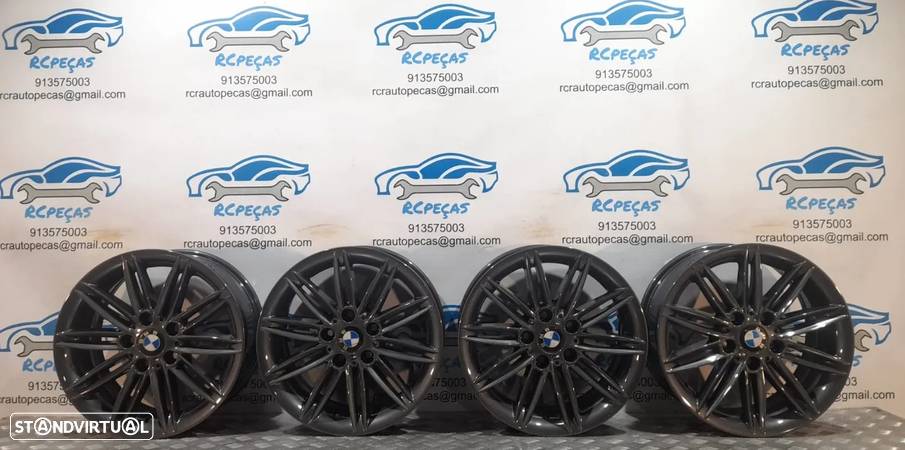 JANTES BMW PACK M STYLE 207 207M 17 POLEGADAS 7.5J ET47 5X120 SERIE 1 E81 E82 COUPE E87 E88 CABRIO ORIGINAIS - 9