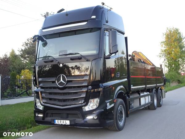 Mercedes-Benz Actros 2542 MP4 EURO 6 HDS Palfinger PK 18002 sprowadzony z Niemiec stan idealny zestaw z przyczepa Krone - 1