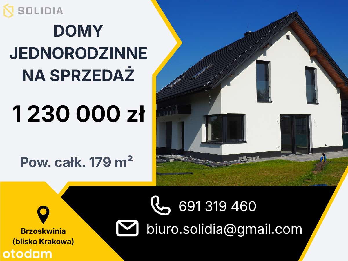 Dom wolnostojący blisko Krakowa, 5pokojów,garaż,taras, działka ok600m2