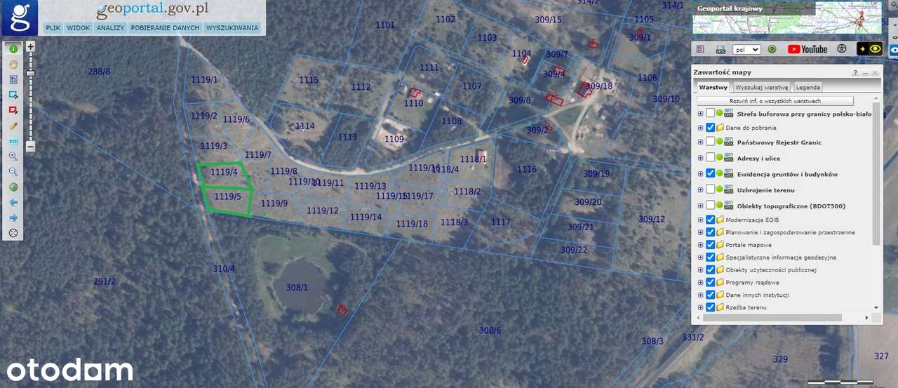 Sprzedam działki 128 PLN za metr - Pełny obrazek: 4/10