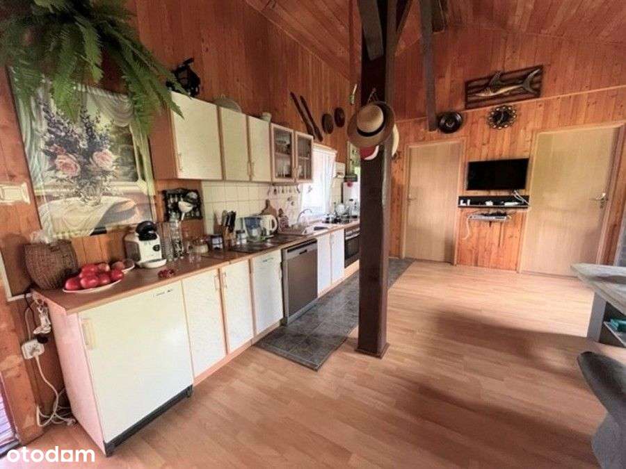 Parterowy dom nad jeziorem Woświn-10