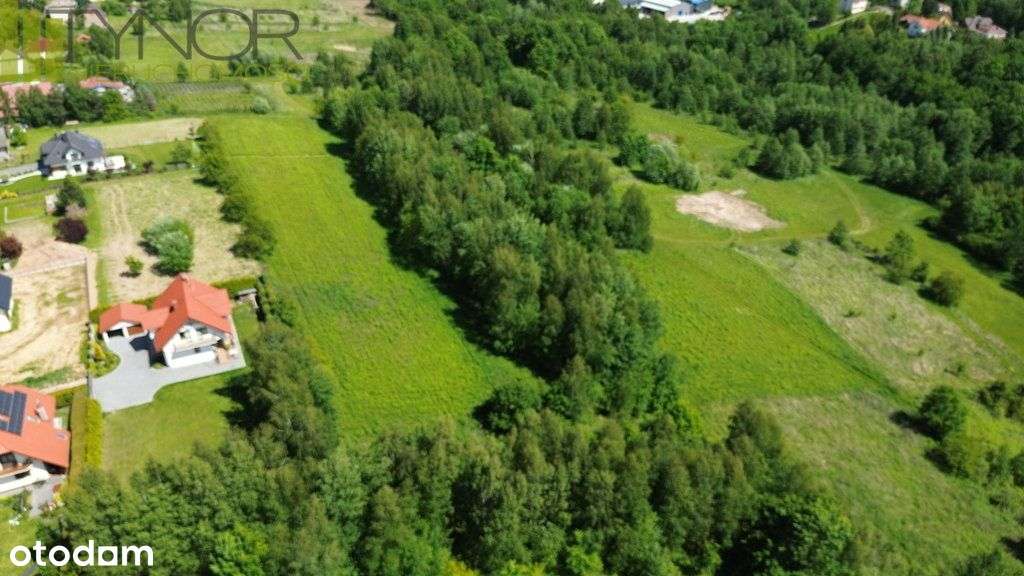 Rzeszotary centrum g. Świątniki Górne działka budowlana 74 ar widokowa-4