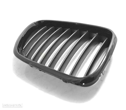 GRELHAS FRONTAIS PARA BMW X5 E53 99-03 PRETO BRILHANTE - 5