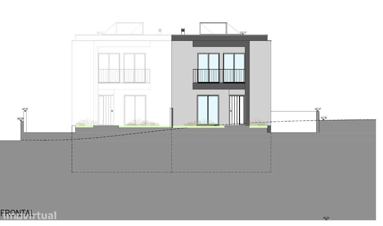 Terreno com 219 m2 e projeto aprovado em Canelas, V.N. Gaia - Grande imagem: 4/19