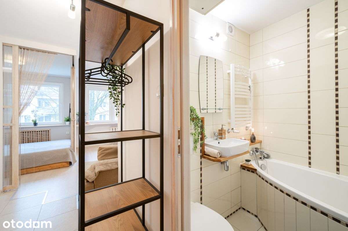 funkcjonalna kawalerka z sypialnią i garderobą!-15