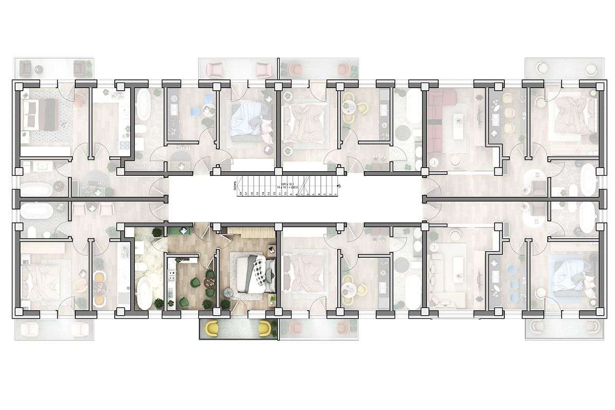 Capat CUG- RATE cu BULETINUL 1 camera D 33.6 m Lunca Cetatuii C3 - Imagine principală: 5/15