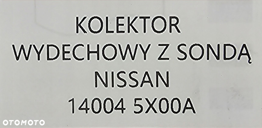 NOWY ORG KOLEKTOR WYDECHOWY + SONDA NISSAN PATHFINDER NAVARA - 140045X00A - 6