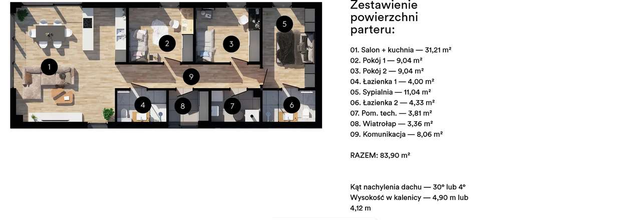 Nowoczesny Dom wolnostojący w centrum Mosiny brak prowizji-4