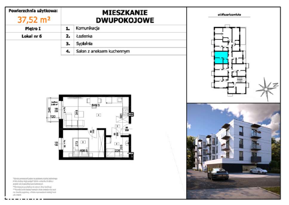 Nowoczesne mieszkania – Mazańcowicka 41 - Pełny obrazek: 3/6