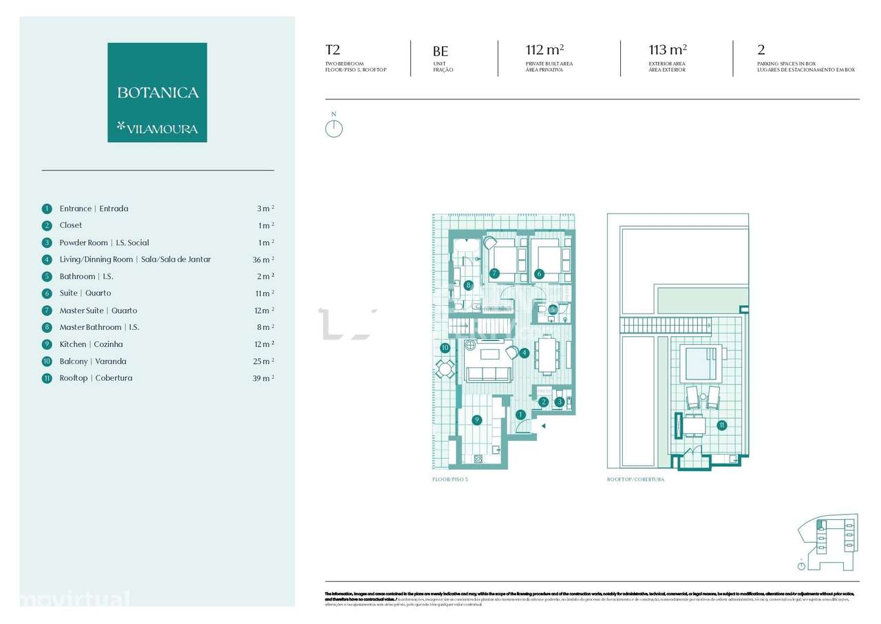 Duplex T3 de Luxo com Piscina no Terraço no Centro de Vilamoura – Bota-22