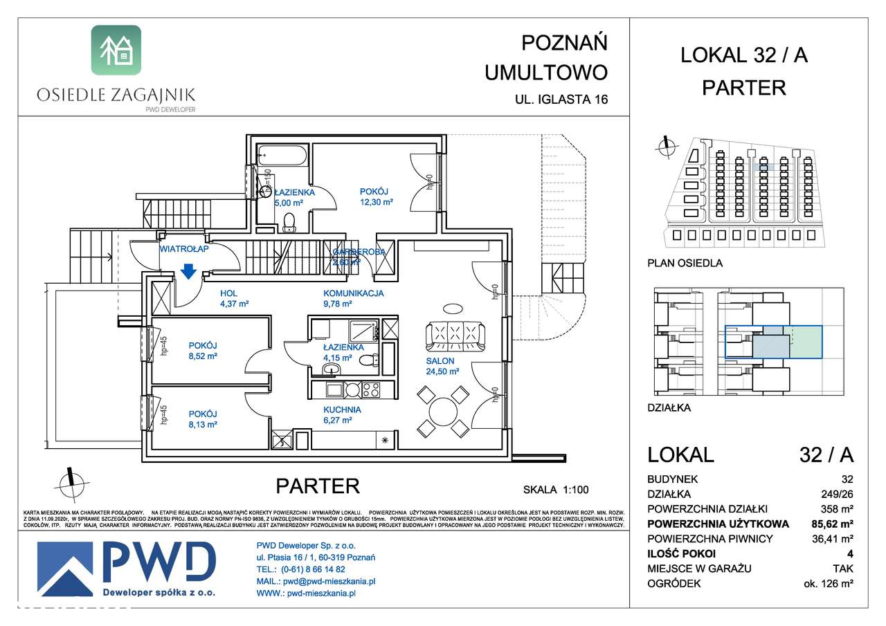 Osiedle Zagajnik | mieszkanie 4-pok. | 32/A - Pełny obrazek: 2/8