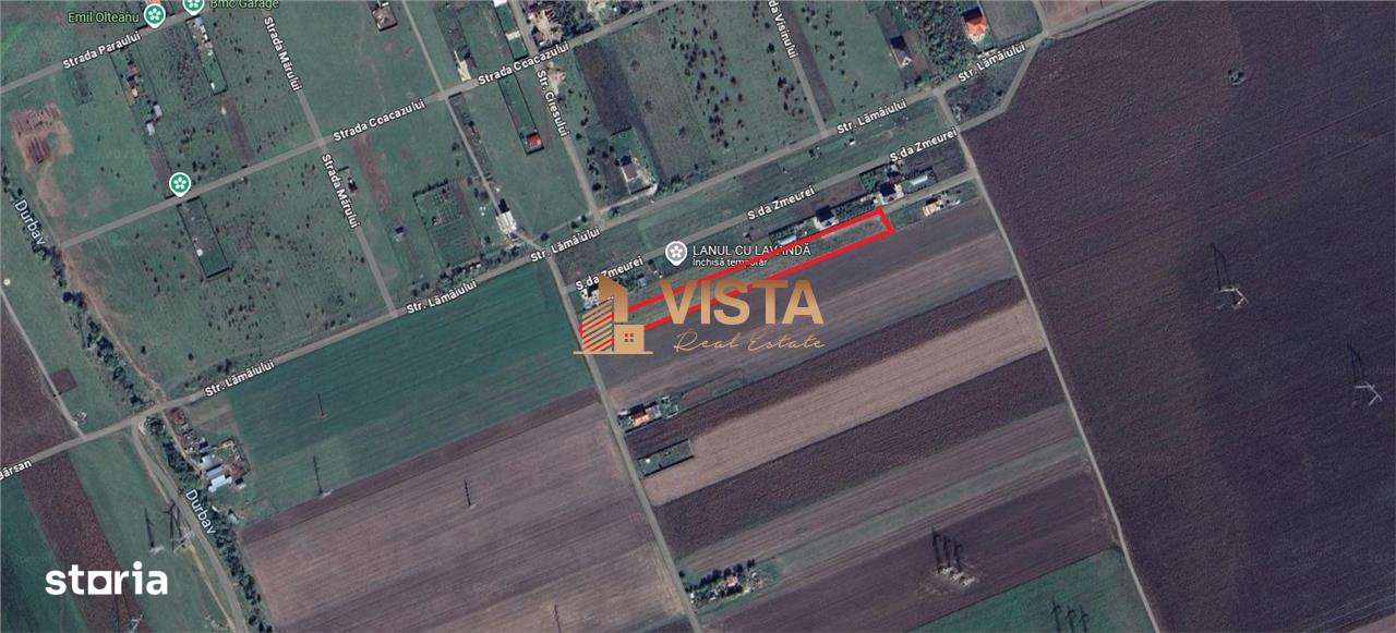 Teren cu PUZ pentru case individuale, 5000mp cu drum acces, Sanpetru - - Imagine principală: 1/1