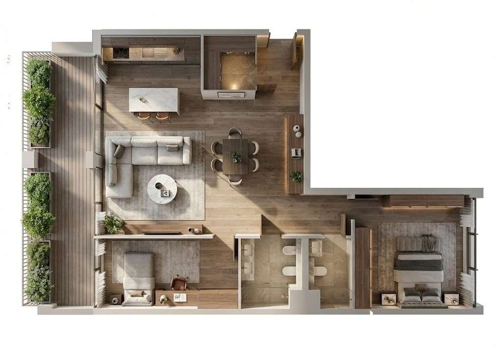 Apartament 100m² z loggią  | blisko centrum | NOHO-5