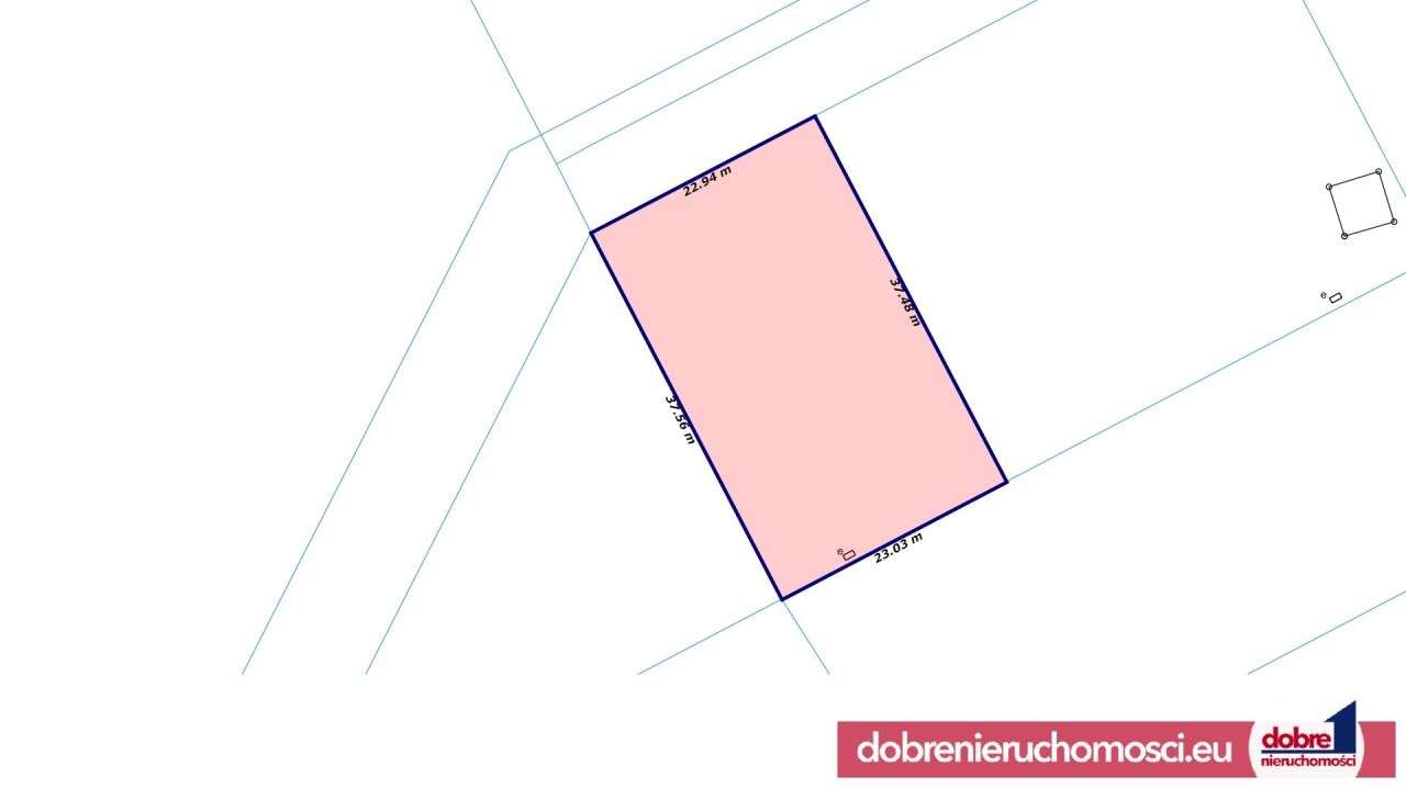 Działka 855m2 pod dom lub usługi Nakło nad Notecią - Pełny obrazek: 4/4