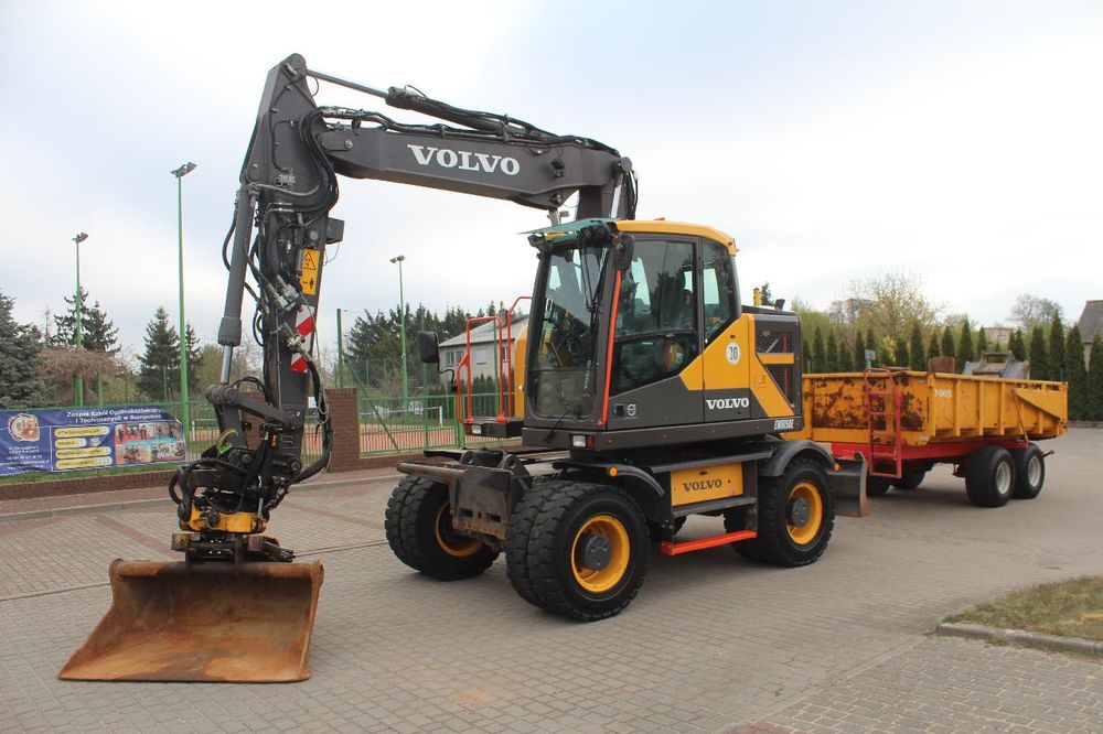 Volvo Ewr 150e rototilt engcon system 3d zestaw 4 łyżki, nóż, szczotka 2018