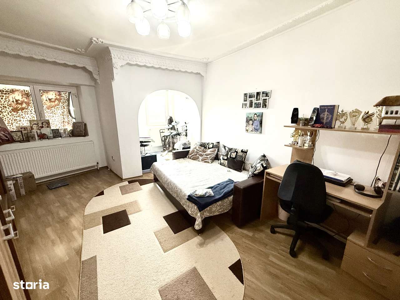 3 camere mobilat utilat 77mp Progresul-1