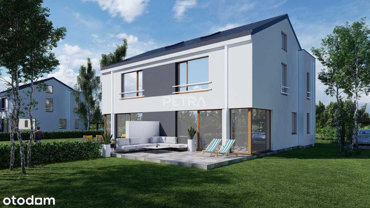 Blliźniak blisko Leszna, 5 pokoi, działka 616 m2-1