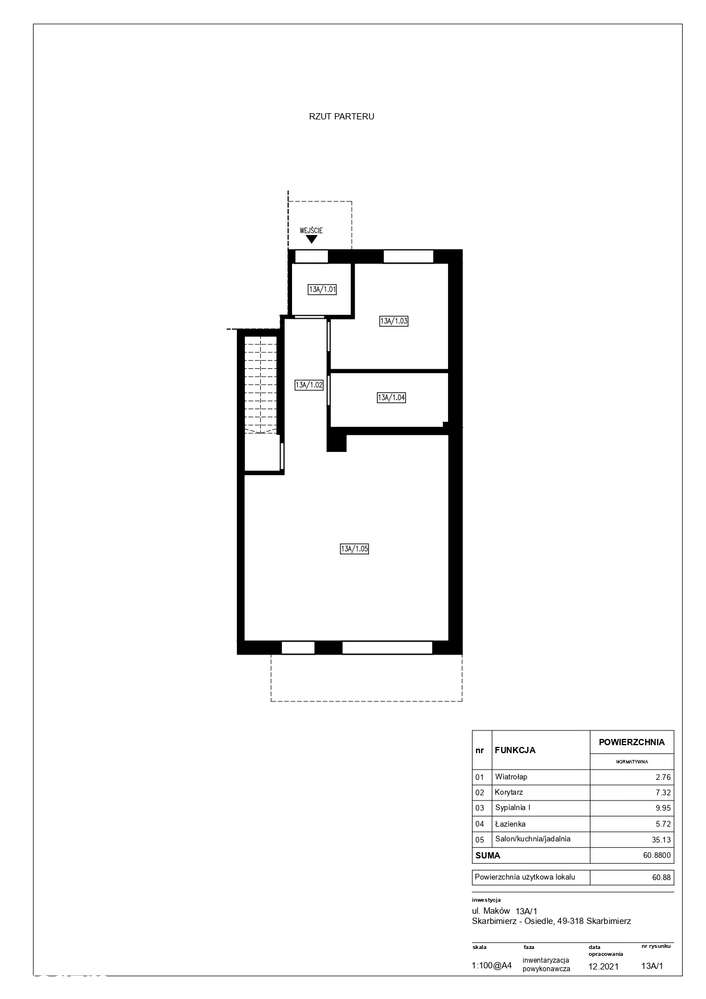 Mieszkanie, 60,88 m², Skarbimierz-Osiedle-6