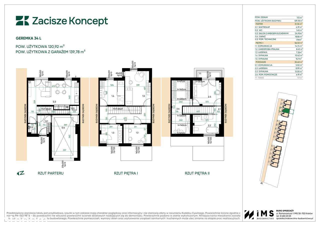 Zacisze Koncept | Domy Kraków | 5-pokoi | 139,78 m2| 34L - Pełny obrazek: 3/15