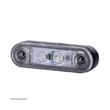 Lampa gabarit auto BestAutoVest 12/24V ovala Alba cu led, 80x23mm , 1 buc. - 1