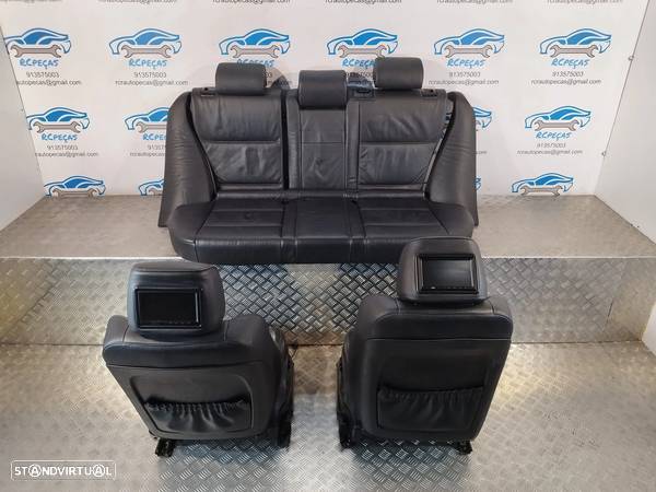 BANCO BANCOS PELE FRONTAIS FRENTE TRASEIRO TRÁS ELETRICOS COM DISPLAY TV NA CABEÇA 7893767 ORIGINAIS  BMW X5 E53 PACK M - 4