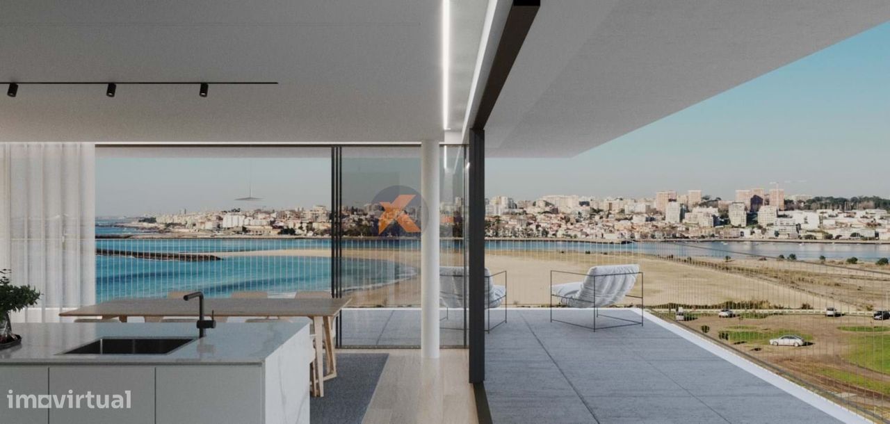 Apartamento de Luxo em Construção na Foz do Douro com Vista Mar