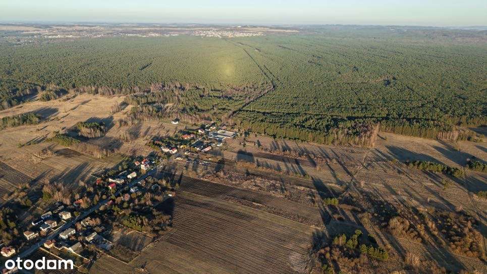 działka 863m2/1600m2, szer.22 + pozwolenie na bud. Rokitno Szlacheckie-6