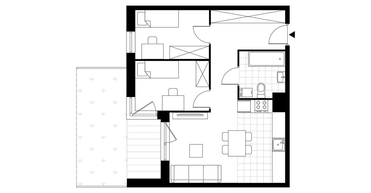 Kalaminta | mieszkanie 3-pok. | 9_ 4 - Pełny obrazek: 4/7
