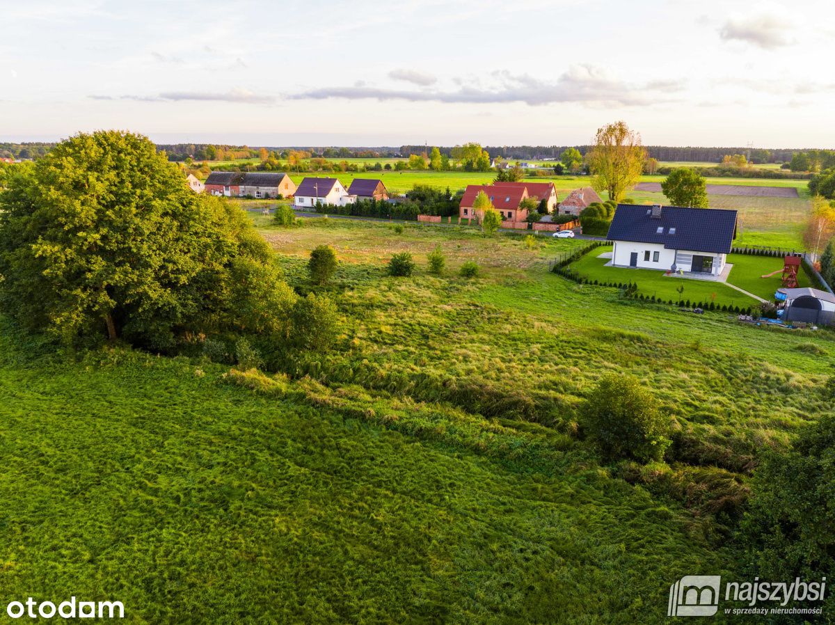 Działka pośród zabudowań - kilka km od Goleniowa!