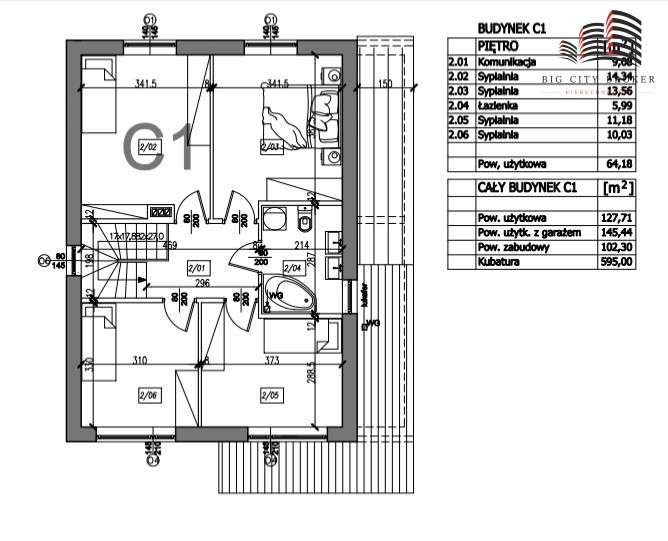 Nowoczesny dom w zabudowie bliźniaczej - Pełny obrazek: 5/6