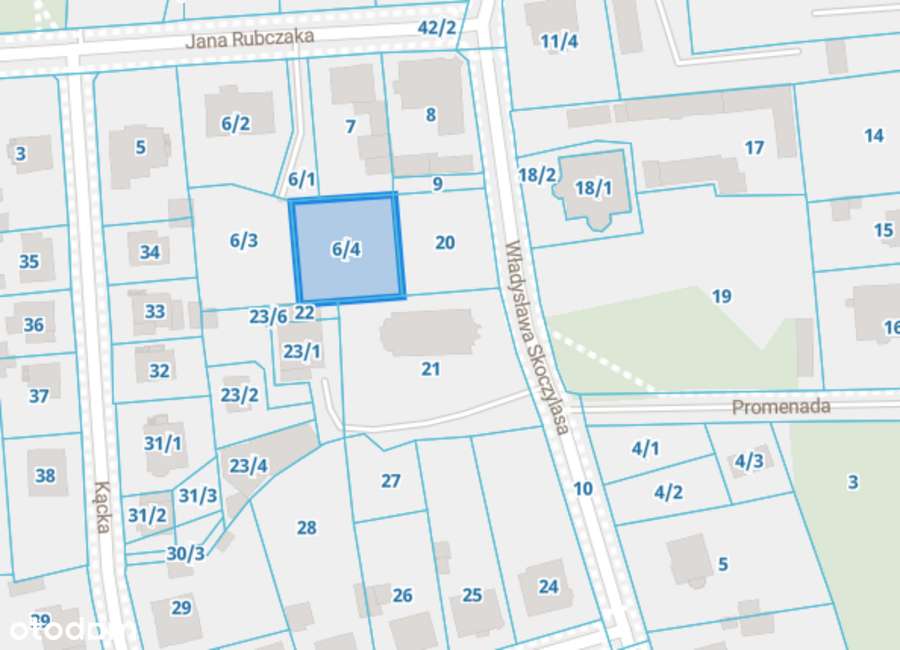 Działka 864 m² – Leśnica, ul. Jana Rubczaka | Pełne media w drodze - Pełny obrazek: 2/2