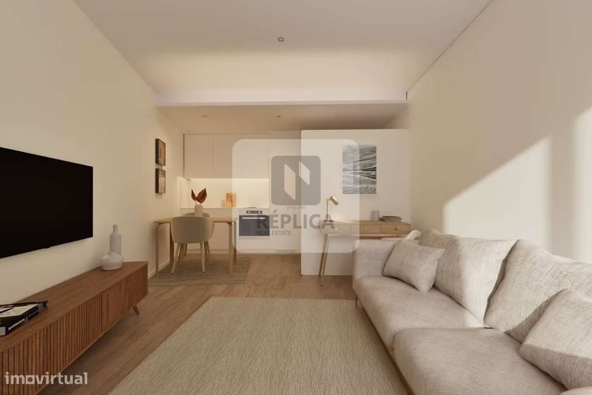 Apartamento T0 com varanda  e garagem - Grande imagem: 5/22