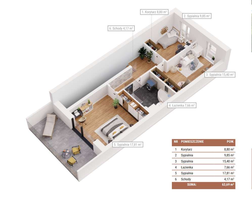 Dwupoziomowe, Z BEZPOŚREDNIM WIDOKIEM NA PARK.-14